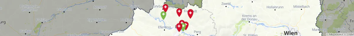 Kartenansicht für Apotheken-Notdienste in der Nähe von Bad Leonfelden (Urfahr-Umgebung, Oberösterreich)